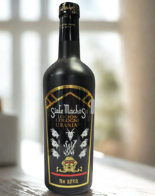 Urania Siete Machos Cologne 750ml bottle for spiritual work, aura cleansing, and ceremonial use.