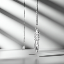 Silver Plated Pendulum metal pendulum for dowsing, chakra balancing, and metaphysical practice.