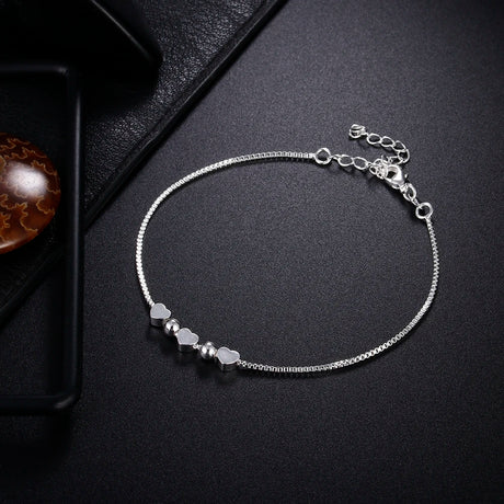 Silver rope chain wrist bracelet in 925 sterling silver for everyday accessorizing, gifting, and fashion wear.