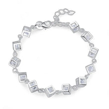 Silver rope pattern chain bracelet in 925 sterling silver for regular use, gifting, and stylish accessorizing.