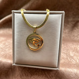 Silver tone Tree of Life pendant necklace in stainless steel for everyday styling, meaningful wear, and gift giving.