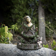 Sitting Forest ENT backflow incense burner ceramic holder for incense cone burning, smoke waterfall display, and meditation decor.