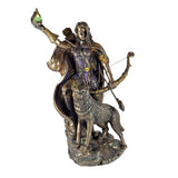 Skadi Goddess of Winter statue figurine for Norse mythology decor, altar display, and seasonal spiritual use.