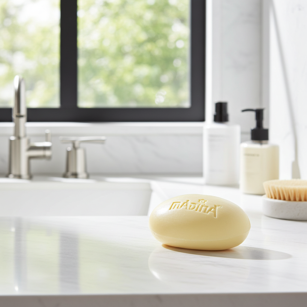 Skin Care Labs Acne Treatment Soap bar for gentle cleansing, blemish reduction, and oily skin care.