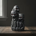 Skull Island backflow incense burner resin holder for burning cone incense during meditation, relaxation, and home decor use.