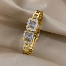 Slavena Luxe sleek open stainless steel cuff bracelet for daily wear, polished outfit styling, and unisex fashion looks.