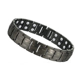 Sleek Titanium Magnetic Wellness Bracelet for modern daily wear and magnetic therapy support.