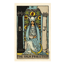 Smith-Waite Centennial Tarot sample cards showing vivid illustrated artwork for tarot reading.