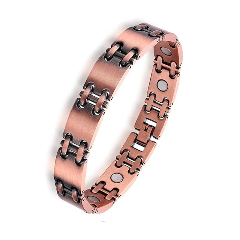 Smooth finish Titanium Steel Magnetic Bracelet for comfortable daily wear and magnetic therapy support.