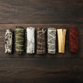 Smudging Sampler Pack, 7 herb smudge sticks