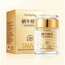 Snail collagen brightening face cream and eye serum set for skin hydration, smoother complexion, and under-eye care.