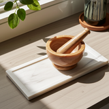 Soapstone Mortar & Pestle 4-inch stone bowl and pestle set for grinding herbs, spices, and seasonings in everyday kitchen use.