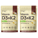 Vitamin D3K2 soft capsule daily supplement for calcium absorption support and everyday wellness use.