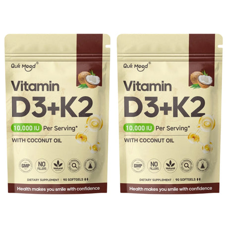 Vitamin D3K2 soft capsule daily supplement for calcium absorption support and everyday wellness use.