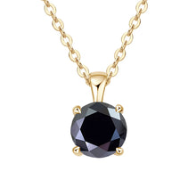Solitaire moissanite necklace with four-prong pendant setting for refined daily wear, bridal looks, and meaningful gifting.