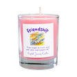 Soy herbal filled votive candle labeled Friendship, used in rituals for connection and companionship