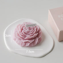 Soy wax peony display candle flower-form candle for decorative arrangements, warm ambiance, and home styling.