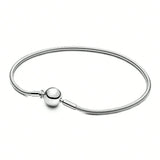 Silver Zircon Heart Love Bracelet Charm decorative bracelet charm for sparkling bracelet accents, couple gifts, and casual jewelry wear.