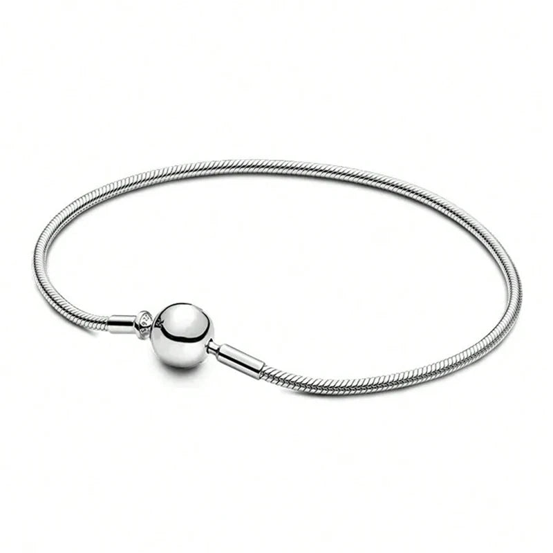Silver Zircon Heart Love Bracelet Charm decorative bracelet charm for sparkling bracelet accents, couple gifts, and casual jewelry wear.
