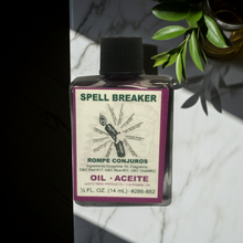 Spell Breaker Wish Oil bottle for candle dressing, spell removal, and ceremonial work.