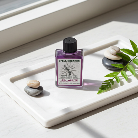 Spell Breaker Wish Oil bottle for spiritual cleansing, intention setting, and ritual use.