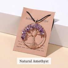 Spiritual 7-Chakra Tree pendant for prayer, chakra support, and meaningful everyday accessory wear.