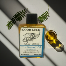 Good Luck Wish Oil spiritual oil bottle for blessing, wish manifestation, and ritual application.