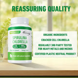 Spirulina Chlorella Capsules bottle for everyday nutrition support, plant-based wellness, and daily capsule use.