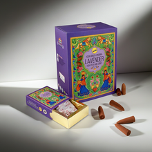 Sree Vani Golden India Lavender Backflow Incense Cones