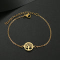 Stainless Steel Fortune Tree Charm Bracelet bracelet for everyday wear, symbolic gifting, and lucky charm styling.