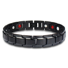 Stainless steel germanium magnetic bracelet jewelry for daily accessory wear, casual outfits, and wellness-focused use.