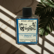 Stay Away Wish Oil spiritual oil bottle for protection rituals, intention setting, and warding off harmful energy.