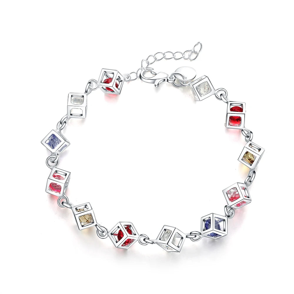 Sterling silver accessory rope bracelet in 4MM size for wrist styling, daily fashion wear, and bracelet stacking.