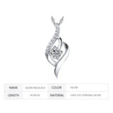 Sterling silver amethyst heart charm necklace for romantic accessories, birthday gifts, and polished everyday outfits.