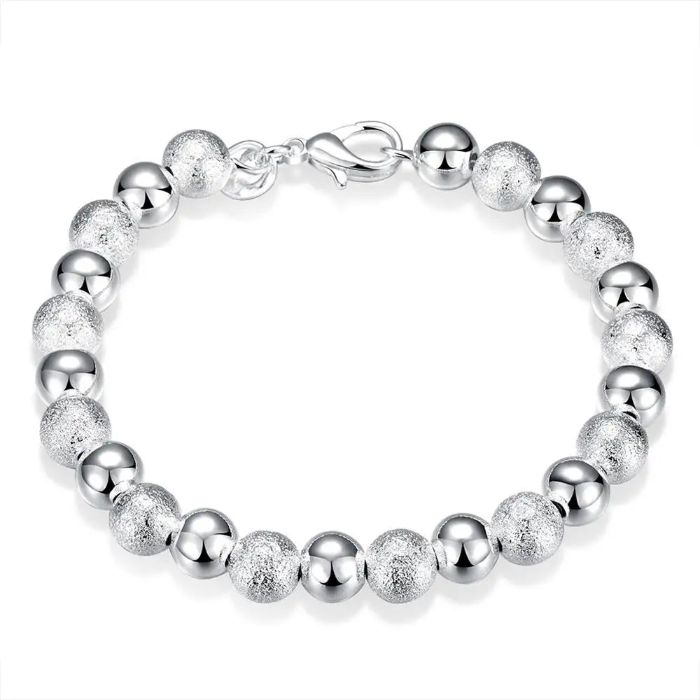 Sterling silver bracelet with twisted rope design for casual wear, special occasions, and everyday jewelry styling.