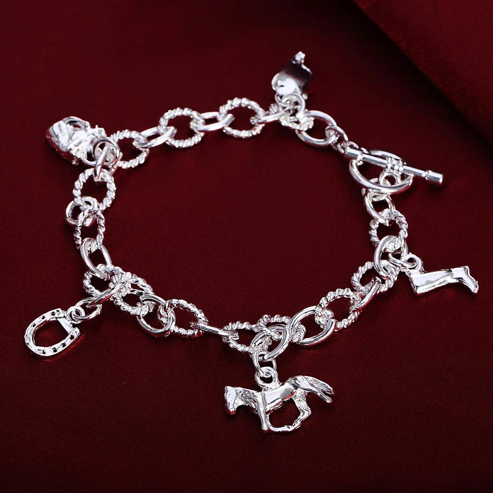 Sterling silver Italian-style rope bracelet for elegant daily wear, gifting, and polished wrist styling.