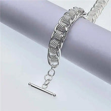 Sterling Silver 925 mesh bracelet for daily fashion wear, layering with jewelry, and polished casual styling.