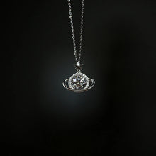 Sterling Silver Planet Necklace pendant on chain for casual outfits, layered jewelry looks, and daily accessory wear.