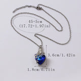 Sterling silver teardrop sapphire pendant necklace for daily office outfits, special occasions, and fashionable layering.