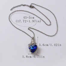 Sterling silver teardrop sapphire pendant necklace for daily office outfits, special occasions, and fashionable layering.