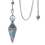 Stone Spirit Pendulum Pendant for dowsing, divination, and energy work.