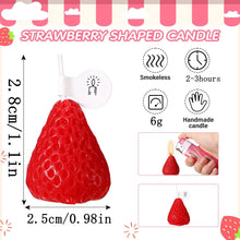 Strawberry fragrance soy wax candle for room freshening, relaxation, and cute home decoration.