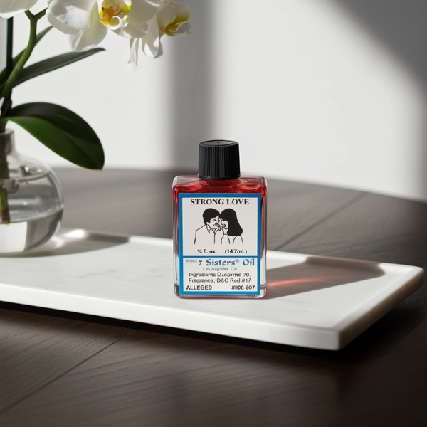 Strong Love Wish Oil bottle for love drawing, intention setting, and spiritual ritual use.