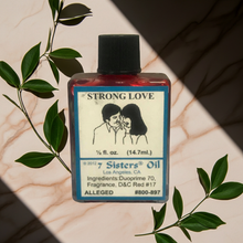 Strong Love Wish Oil bottle for spiritual love attraction, prayer, and ceremonial use.