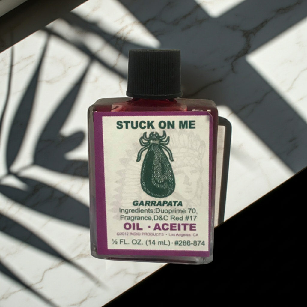 Stuck On Me Wish Oil bottle for love attraction, romantic intention setting, and ritual use.