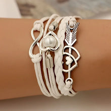 SUMENG Infinity Love wrap bracelet with leather band for trendy styling, everyday wear, and thoughtful gift giving.