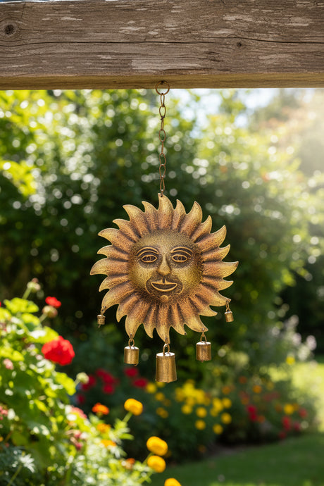 Sun Wind Chime for outdoor garden and porch decor