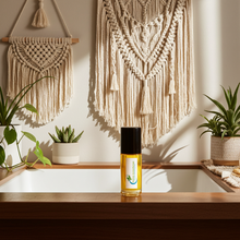 Sunset Heat Body Oil — golden amber spicy tropical fragrance oil for daily moisturizing, summer wear, and evening occasions.