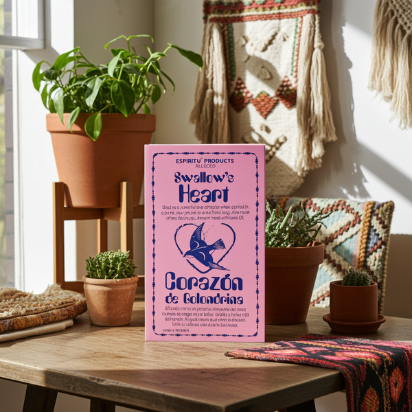 Swallow's Heart spiritual product for symbolic ritual work, altar use, and intention setting.