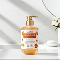 Sweet Almond Whitening Body Wash bottle for daily skin brightening, gentle body cleansing, and routine bathing use.